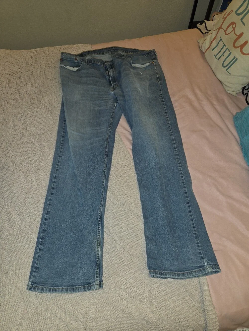 Levis 559 Light Blue Men’s Straight-Leg Jeans 42X32